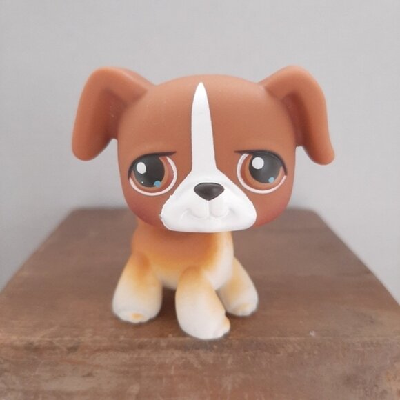 Littlest Pet Shop Lps Boxer Dog #25 - Picture 1 of 10